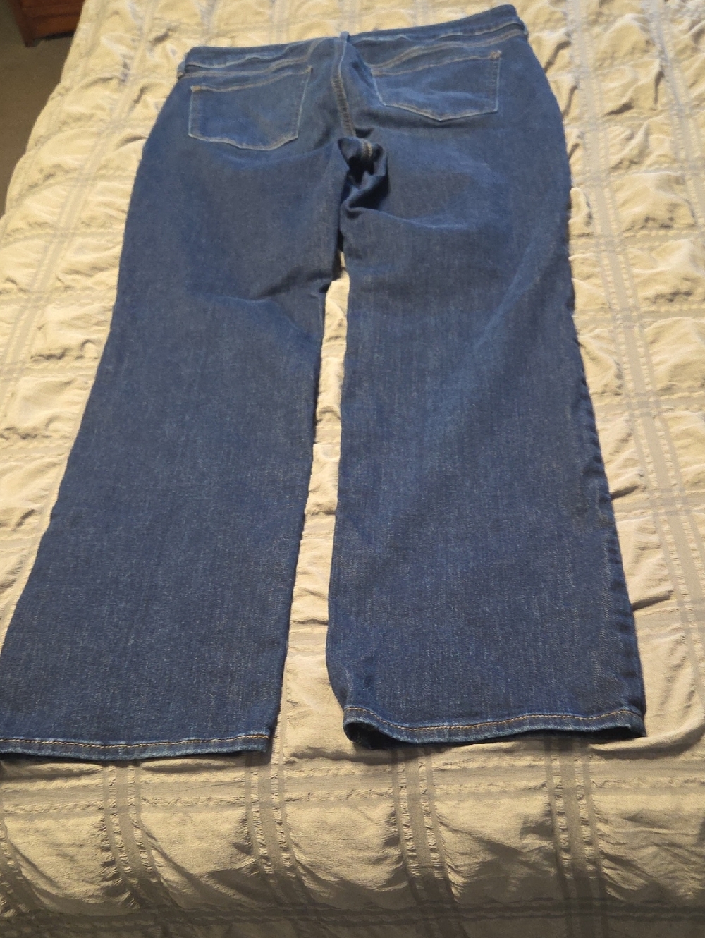 14P NYDJ Straight Leg Indigo Blue Jeans, Excellent Condition ~ No Signs Of Wear!